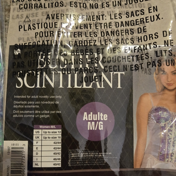 NWT Glistening Corset - Picture 6 of 7